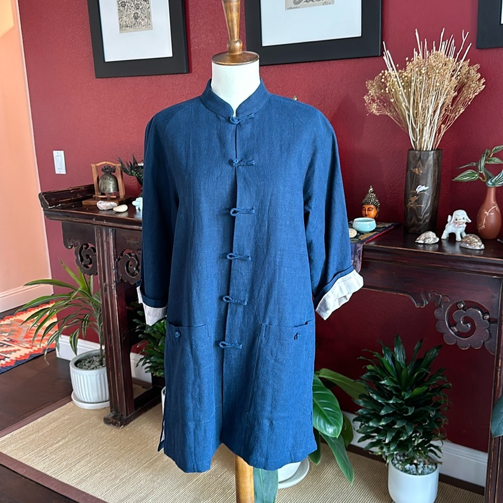 Asian style linen jacket